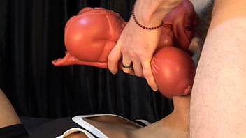 I suck his balls while he fucks that petite throat mrlsexdoll