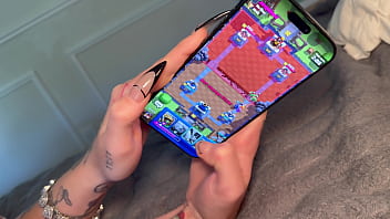 Cheating on my girlfriend with my horny step sis sharing the bed