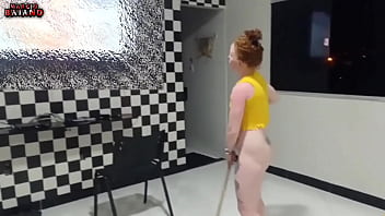 Botei o cabo di vassoura mas queria pau di verdade e ganhei