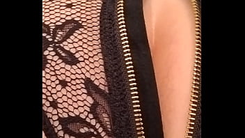 Zipped outfit gives access to front or back door Zipped outfit gives access to front or back door