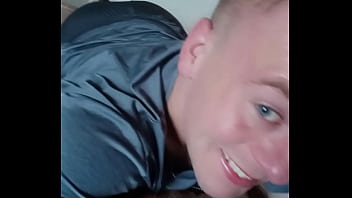 Smiling before filming