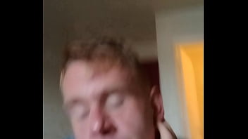 Smiling before filming