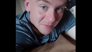 Smiling before filming