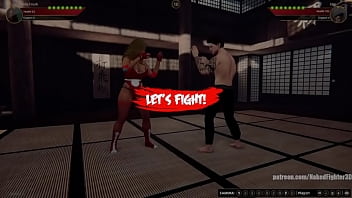 Candy vs gigi nf3d mixed kinky combat