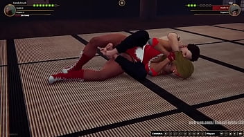 Candy vs gigi nf3d mixed kinky combat