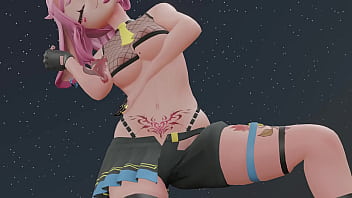 Vtuber strips & dances to kpop mmd