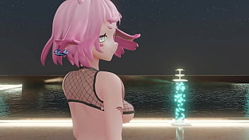 Vtuber strips & dances to kpop mmd