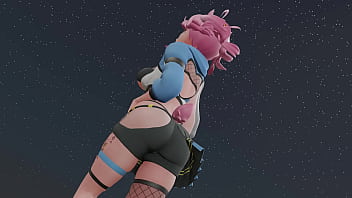 Vtuber strips & dances to kpop mmd