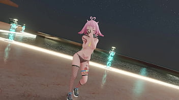 Vtuber strips & dances to kpop mmd