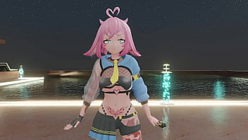 Vtuber strips & dances to kpop mmd