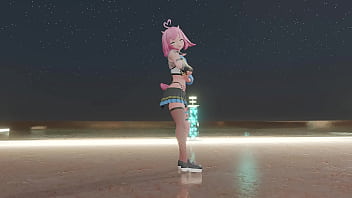 Vtuber strips & dances to kpop mmd