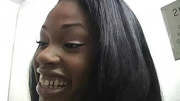 Ebony Slut Fucks A White Gloryhole Cock In Her First Interracial Scene 24 thumbnail