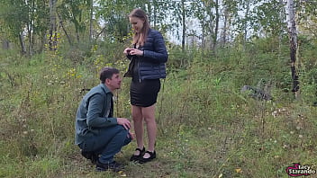 Social experiment random guy licks my pussy outdoors