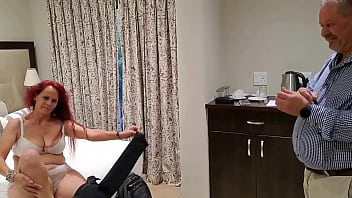 Amateur cuckold husband watches wife fuck older stranger bareback in hotel room Amateur cuckold husband watches wife fuck older stranger bareback in hotel room