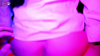 Quickie fuck in neon lights