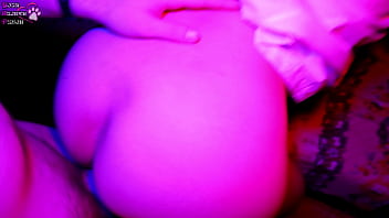 Quickie fuck in neon lights