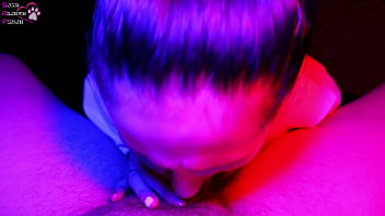 Quickie fuck in neon lights