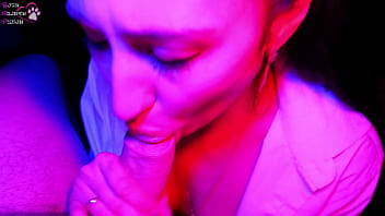 Quickie fuck in neon lights