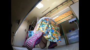 Super hot girl secretly recorded at wor