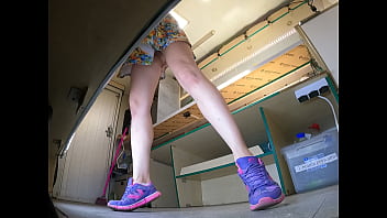 Super hot girl secretly recorded at wor