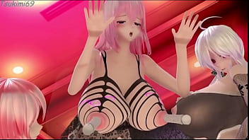 Huge boobs moaning 3d