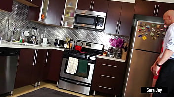 Chris doggystyles sara jay she got so horny & she couldn't wait 4 it