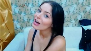 Brunette slut masturbates fingers her wet pussy