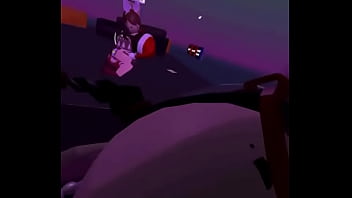 Slut masturbating on rec room