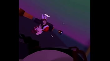 Slut masturbating on rec room