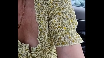 Bj and hand job in car