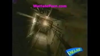 Wardrobe malfunction as knickers fall down in a lift