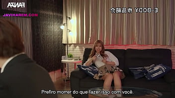 Novinha peituda vira puta do sensei legendado