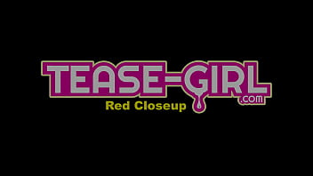 Stunning brunette teen is horny af