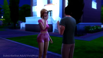 Young girl asleep fucked by three men sucks their dicks and takes their loads on her face outside