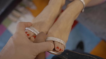 Your feet are simply beautiful and when i have sperm on them even more so