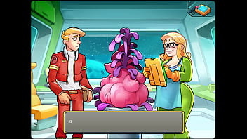 Let's play space code pink feed the plant