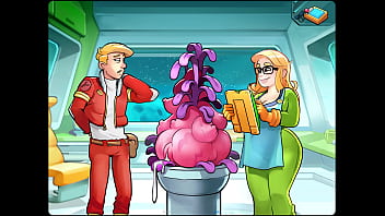 Let's play space code pink feed the plant