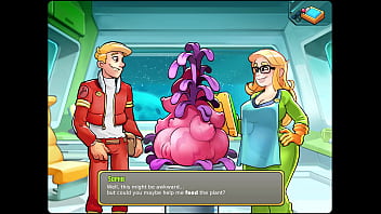 Let's play space code pink feed the plant