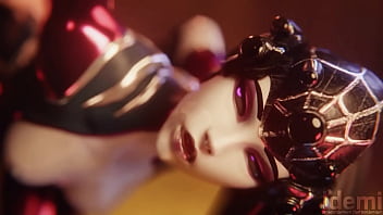 Widowmaker toma una corrida de semen en el ano