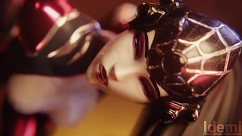 Widowmaker toma una corrida de semen en el ano