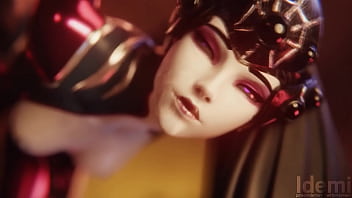 Widowmaker toma una corrida de semen en el ano