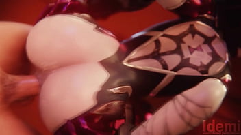 Widowmaker toma una corrida de semen en el ano