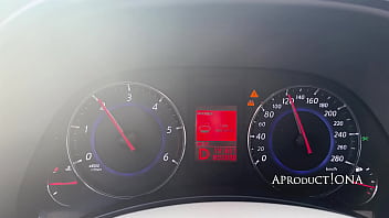 Nina washing my windshield with her piss