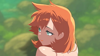 Misty sucks and fucks ash’s huge cock outdoors pokemon hentai animation