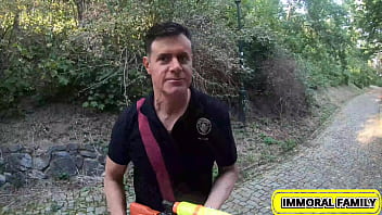 Alexis crystal's huge czech tits exposed in horny woodland chase