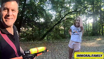 Alexis crystal's huge czech tits exposed in horny woodland chase