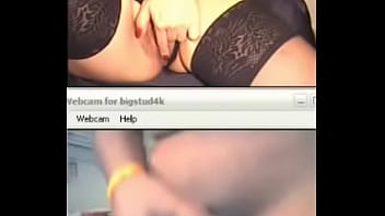 Tesão com negrão em webcam