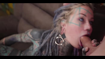 Tattooed slut breaks in her fresh co star and he’s got a lot to prove