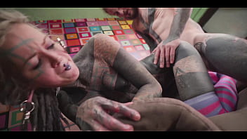 Tattooed slut breaks in her fresh co star and he’s got a lot to prove
