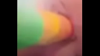 Alysha has a new dildo